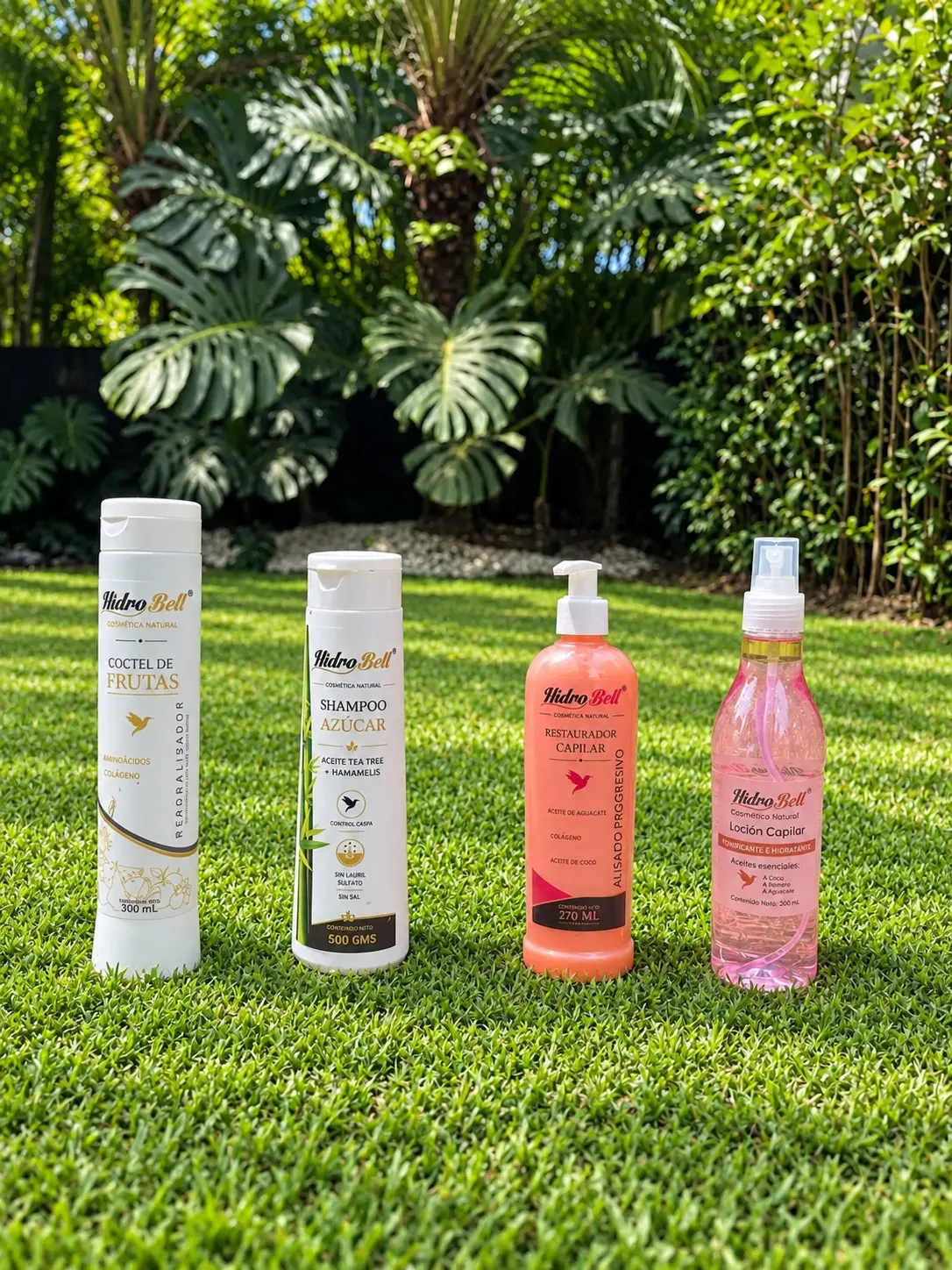 Línea de shampoos naturales Hidrobell